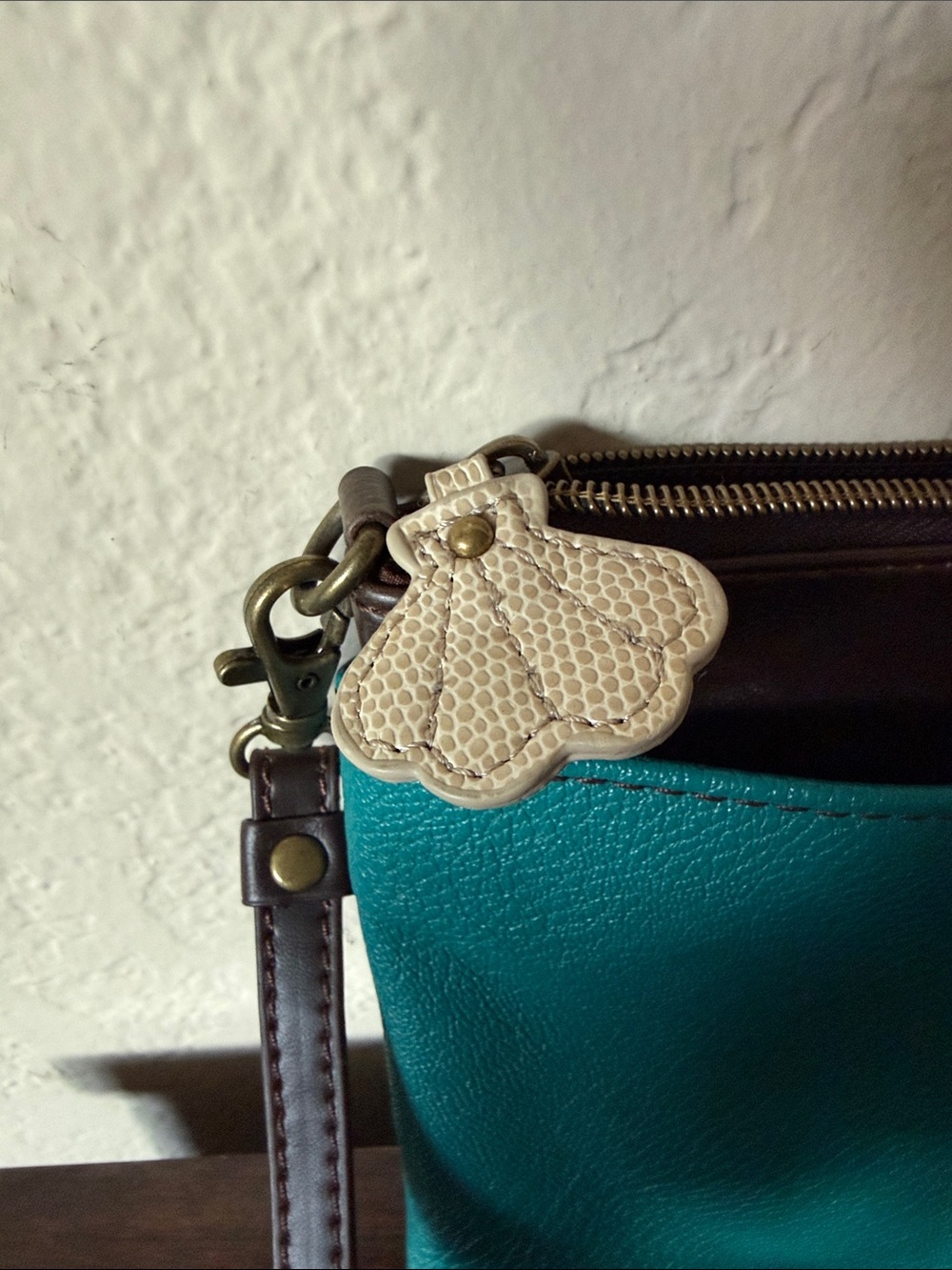 Chala Teal Crossbody with Otter - Picture 4 of 5